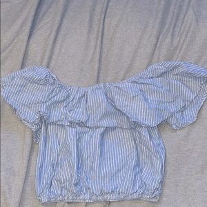 striped crop top
